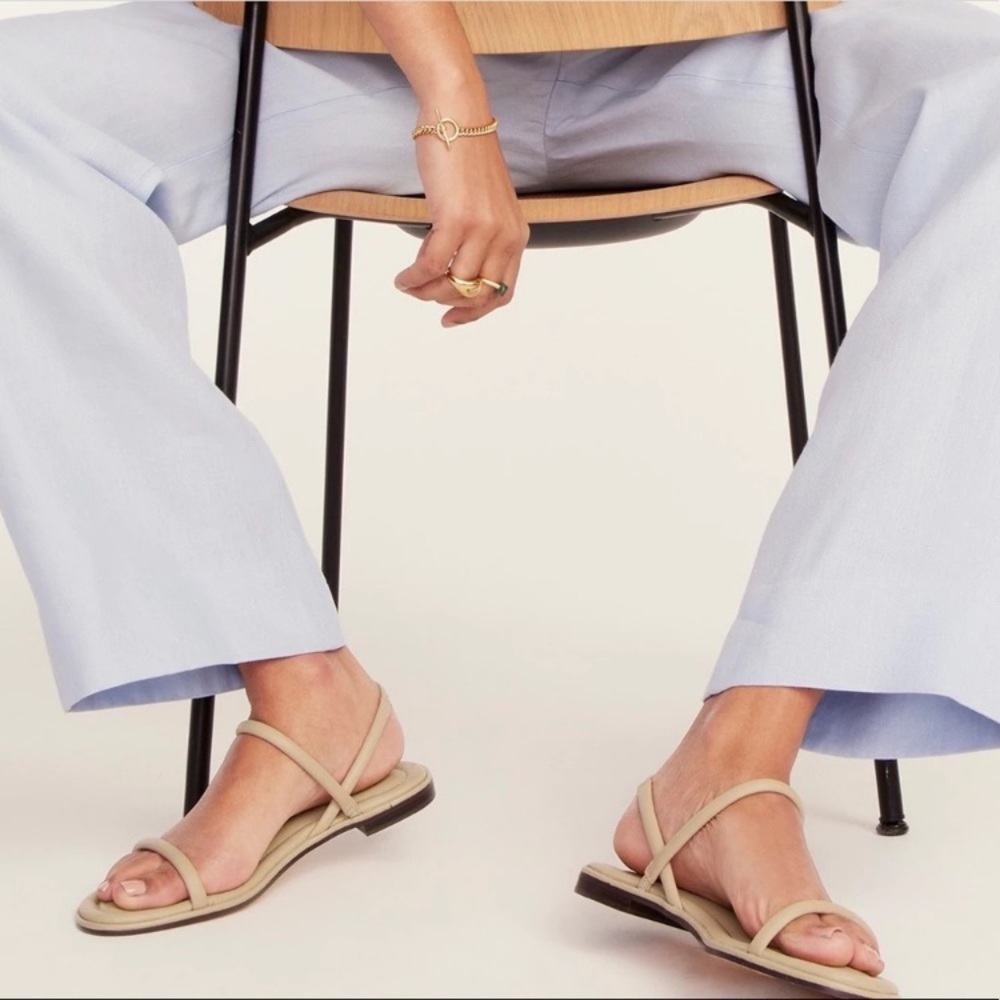 J.Crew Menorca Sandals in Faded Pistachio-7.5 - Picture 4 of 6
